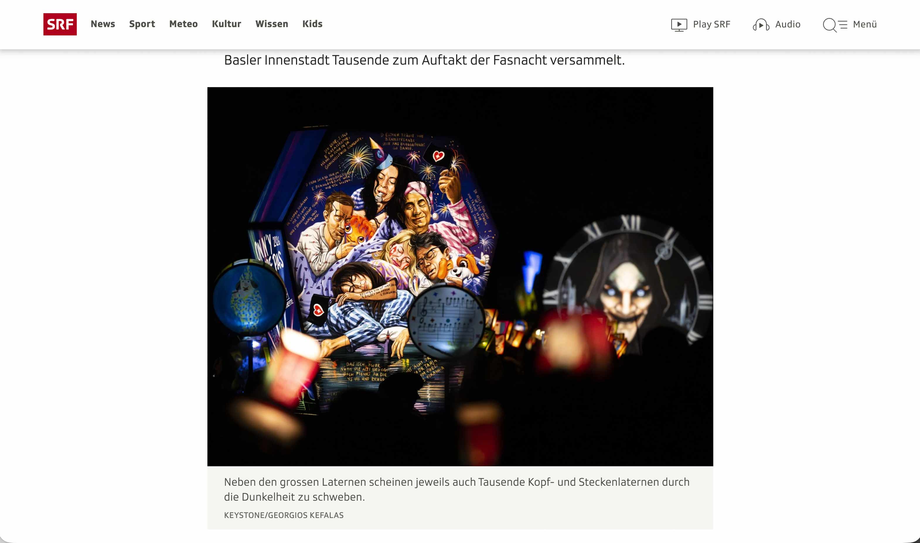 FASNACHTSLATERNE - die Abverheyte - 2025 -Patrizia Stalder - Illustration - Wandmalerei - Grafik Design - Naming & Konzept - Corporate Design - Webdesign (Responsive) - Print Design - Mode Design - Taschen Design - Beschriftung - Fotografie - Malerei - Künstelerin Schweiz - Austellungen Basel - Kunst - Live-