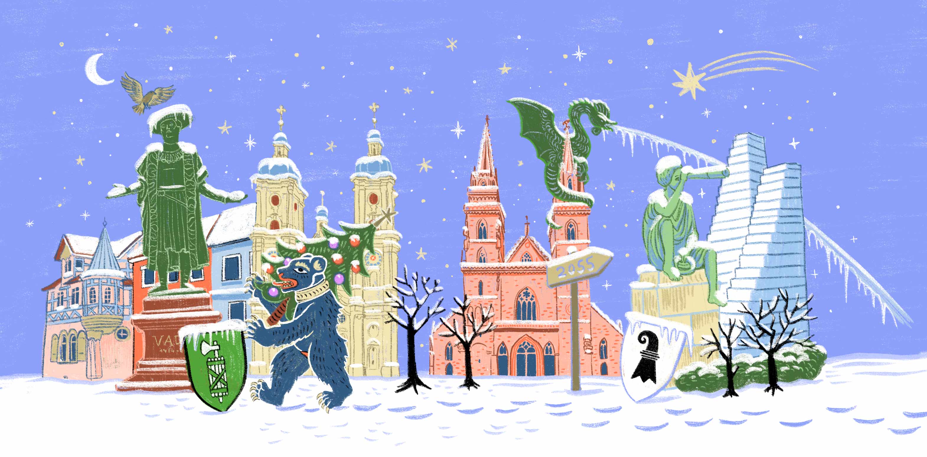 Nachhaltigkeit als Unternehmen - Illustrationen - Patrizia Stalder - Illustration - Wandmalerei - Grafik Design - Naming & Konzept - Corporate Design - Webdesign (Responsive) - Print Design - Mode Design - Taschen Design - Beschriftung - Fotografie - Malerei - Künstelerin Schweiz - Austellungen Basel - Kunst - Live-