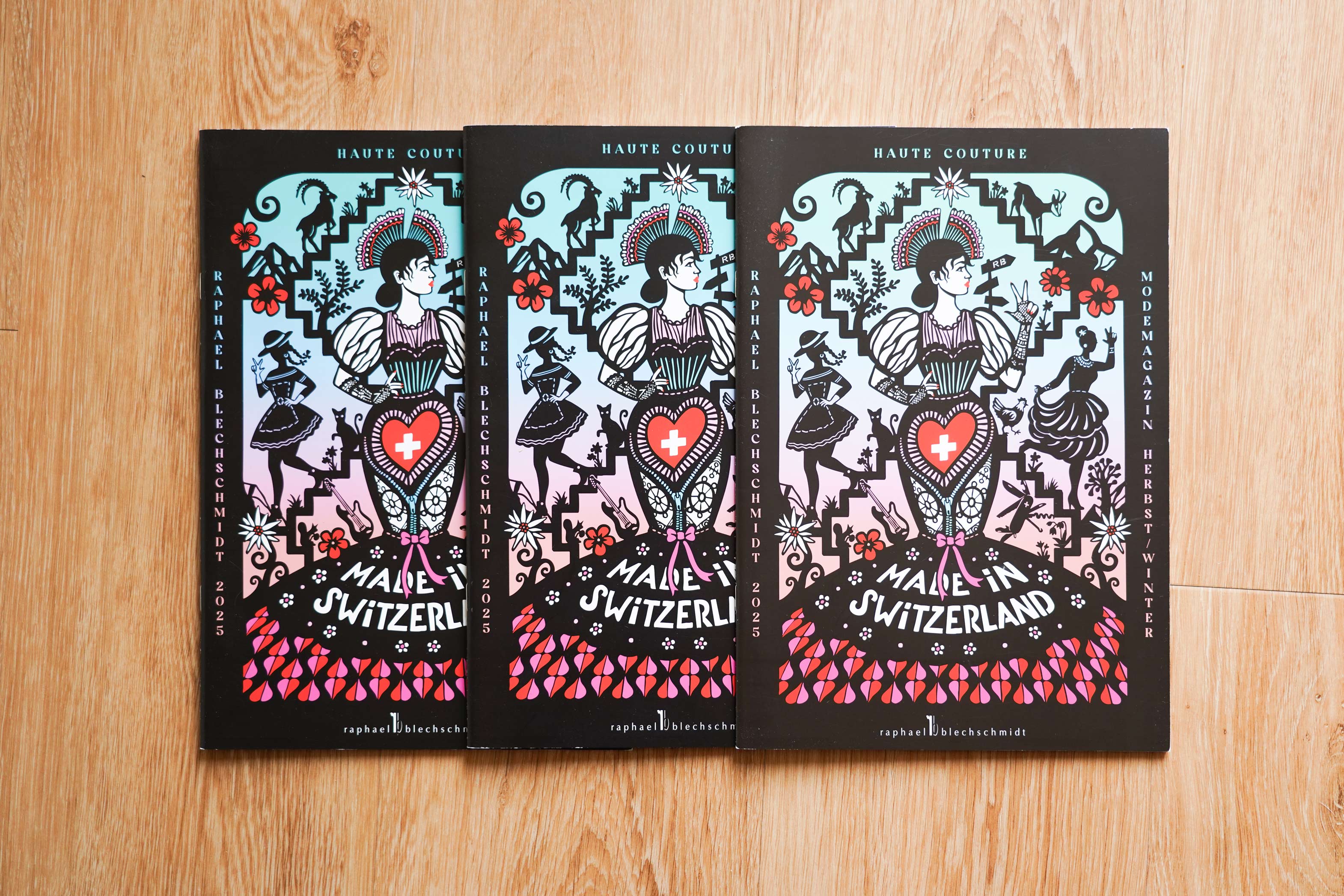 Raphael Blechschmidt Modeschau Einladung - Patrizia Stalder - Illustration - Plakatvisual - Wandmalerei - Grafik Design - Naming & Konzept - Corporate Design - Webdesign (Responsive) - Print Design - Mode Design - Taschen Design - Beschriftung - Fotografie - Malerei - Künstelerin Schweiz - Austellungen Basel - Kunst - Live-