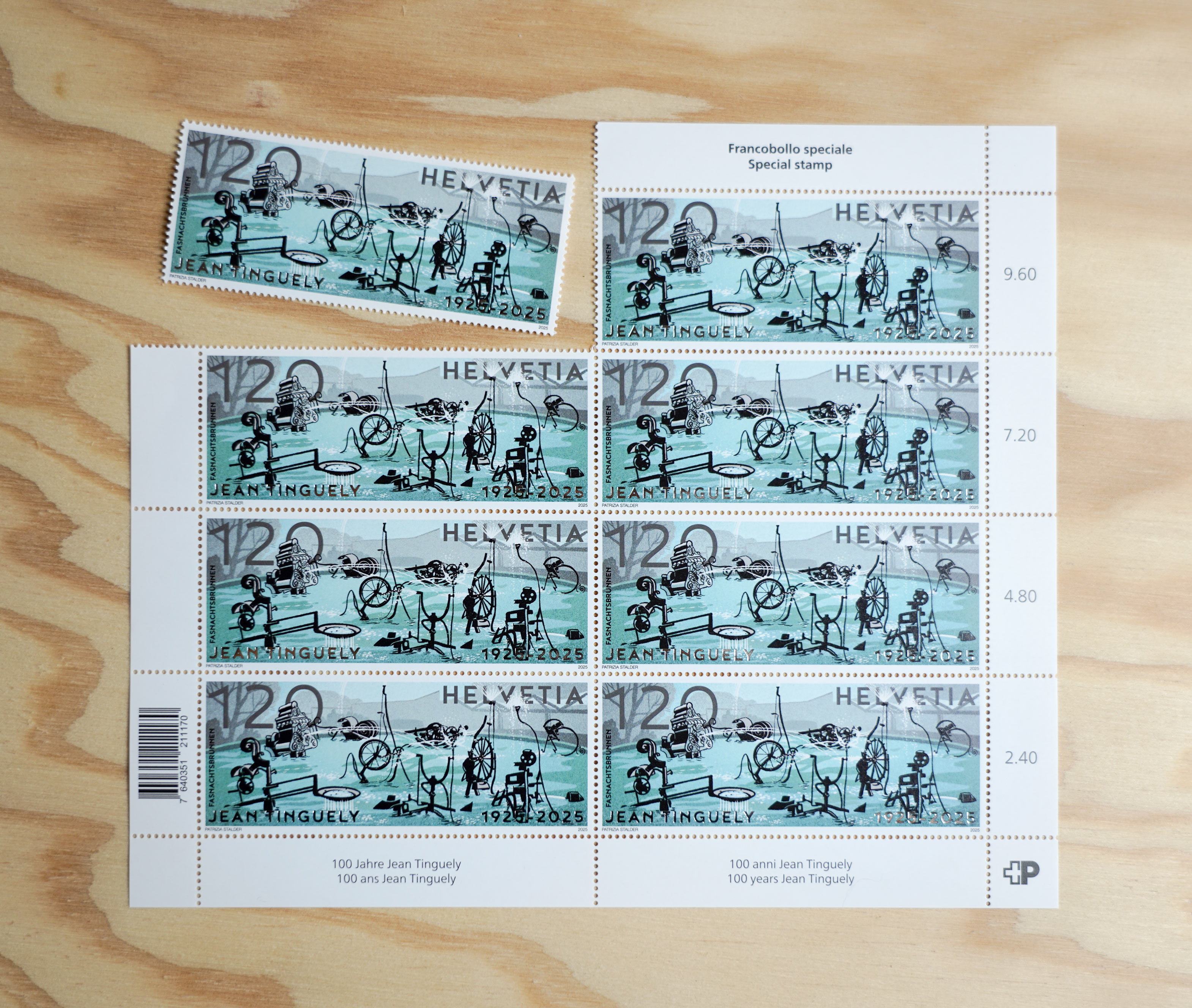 Briefmarken Gestaltung - Illustration - Patrizia Stalder