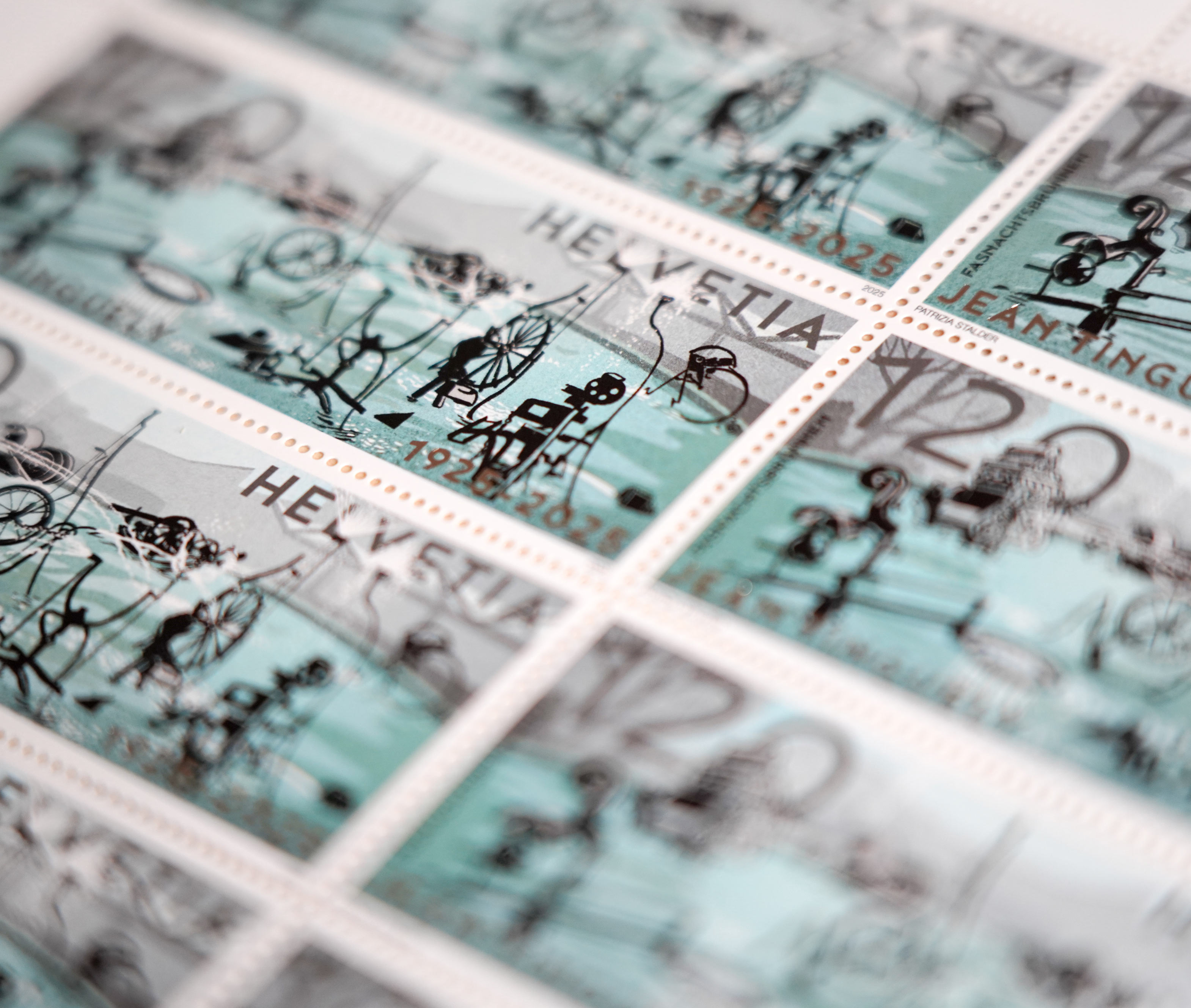 Briefmarken Gestaltung - Illustration - Patrizia Stalder