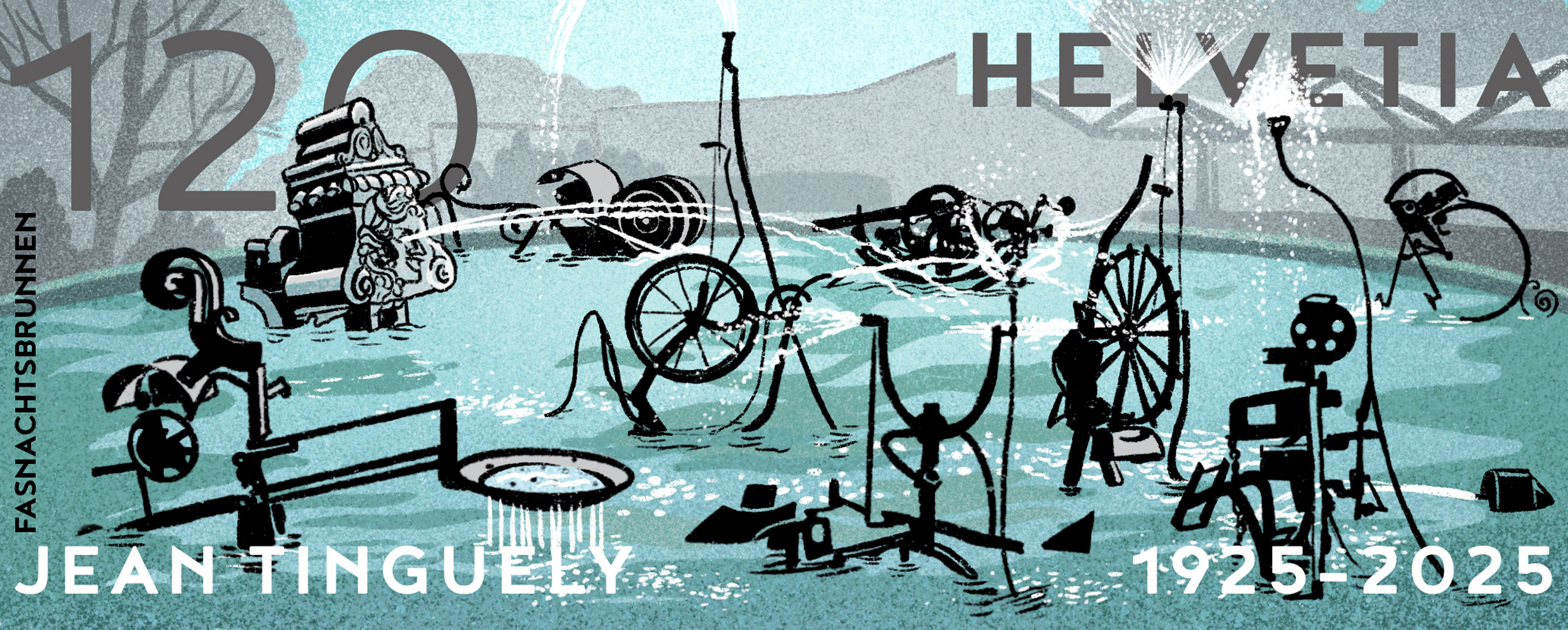 Briefmarken Gestaltung - Illustration - Patrizia Stalder