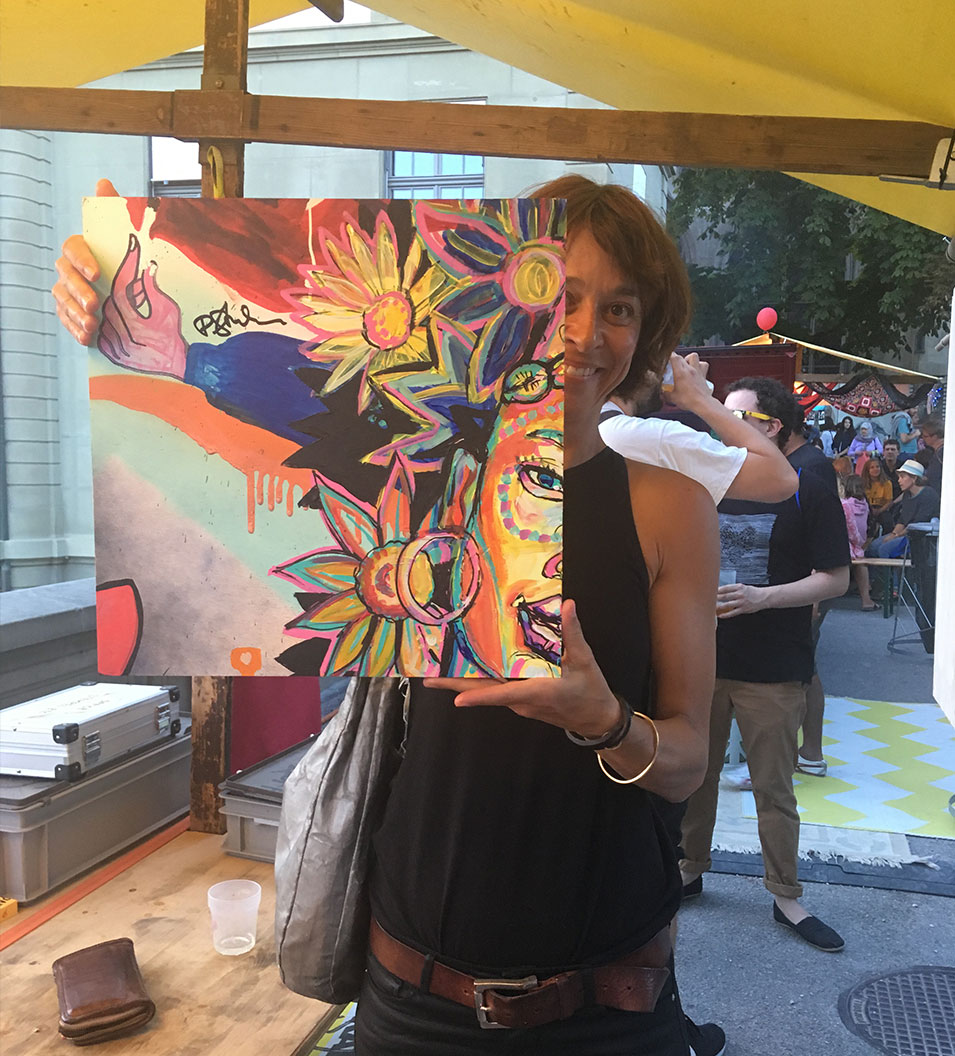 Artacks - Patrizia Stalder - Illustration - Wandmalerei - Grafik Design - Naming & Konzept - Corporate Design - Webdesign (Responsive) - Print Design - Mode Design - Taschen Design - Beschriftung - Fotografie - Malerei - Künstelerin Schweiz - Austellungen Basel - Kunst - Live-