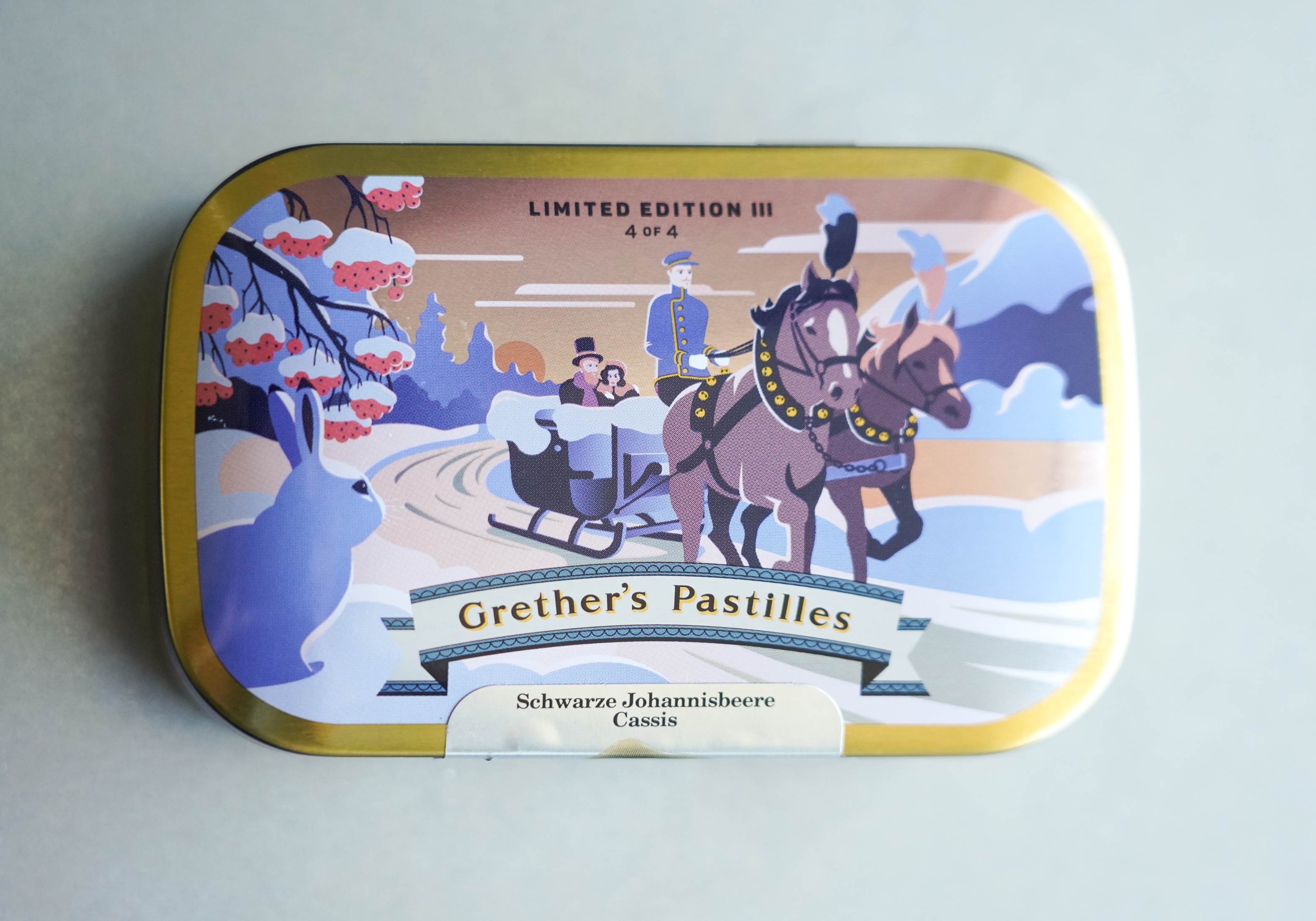 Grether's Pastilles - Patrizia Stalder - Illustration - Wandmalerei - Grafik Design - Naming & Konzept - Corporate Design - Webdesign (Responsive) - Print Design - Mode Design - Taschen Design - Beschriftung - Fotografie - Malerei - Künstelerin Schweiz - Austellungen Basel - Kunst - Live-