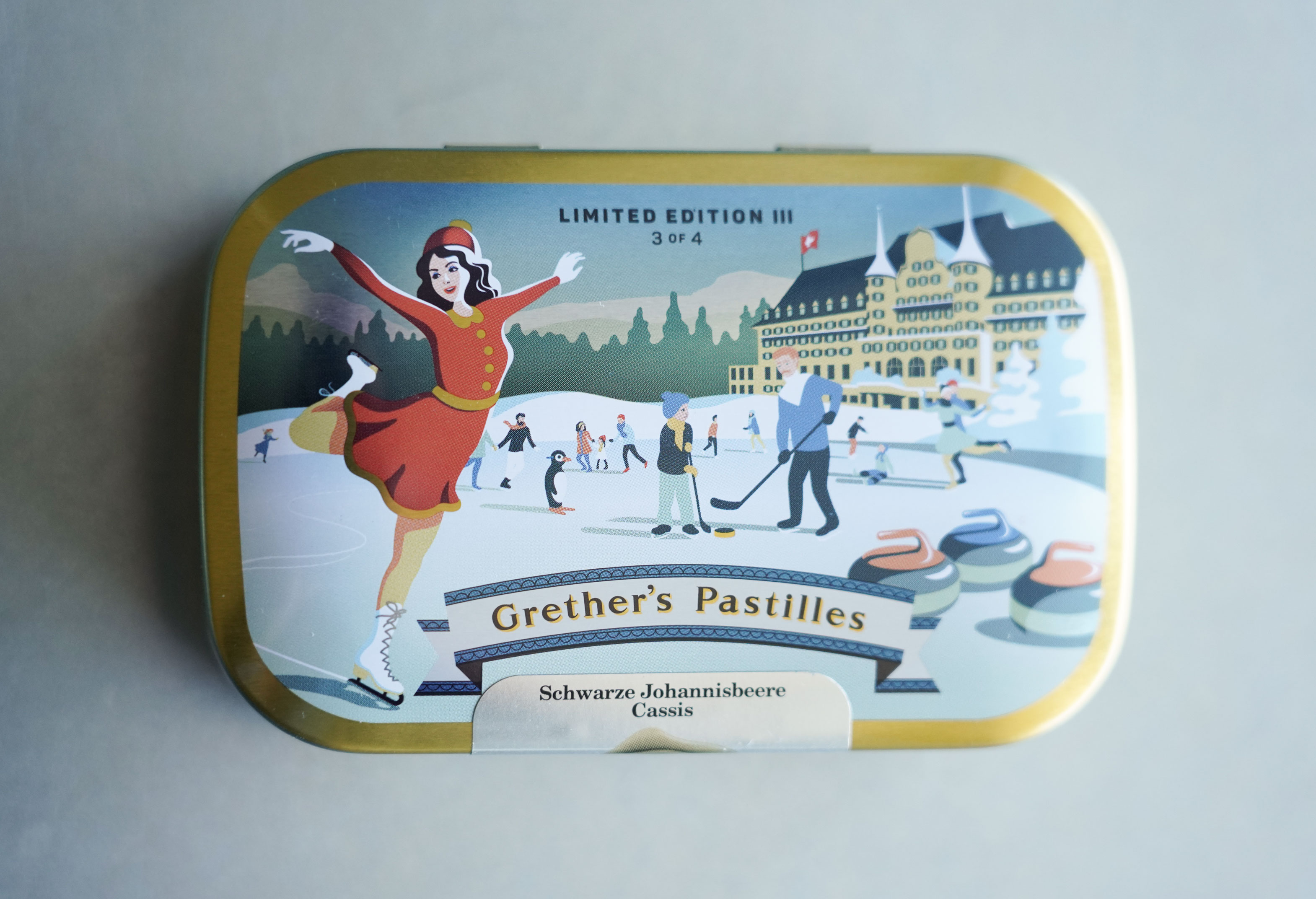 Grether's Pastilles - Patrizia Stalder - Illustration - Wandmalerei - Grafik Design - Naming & Konzept - Corporate Design - Webdesign (Responsive) - Print Design - Mode Design - Taschen Design - Beschriftung - Fotografie - Malerei - Künstelerin Schweiz - Austellungen Basel - Kunst - Live-