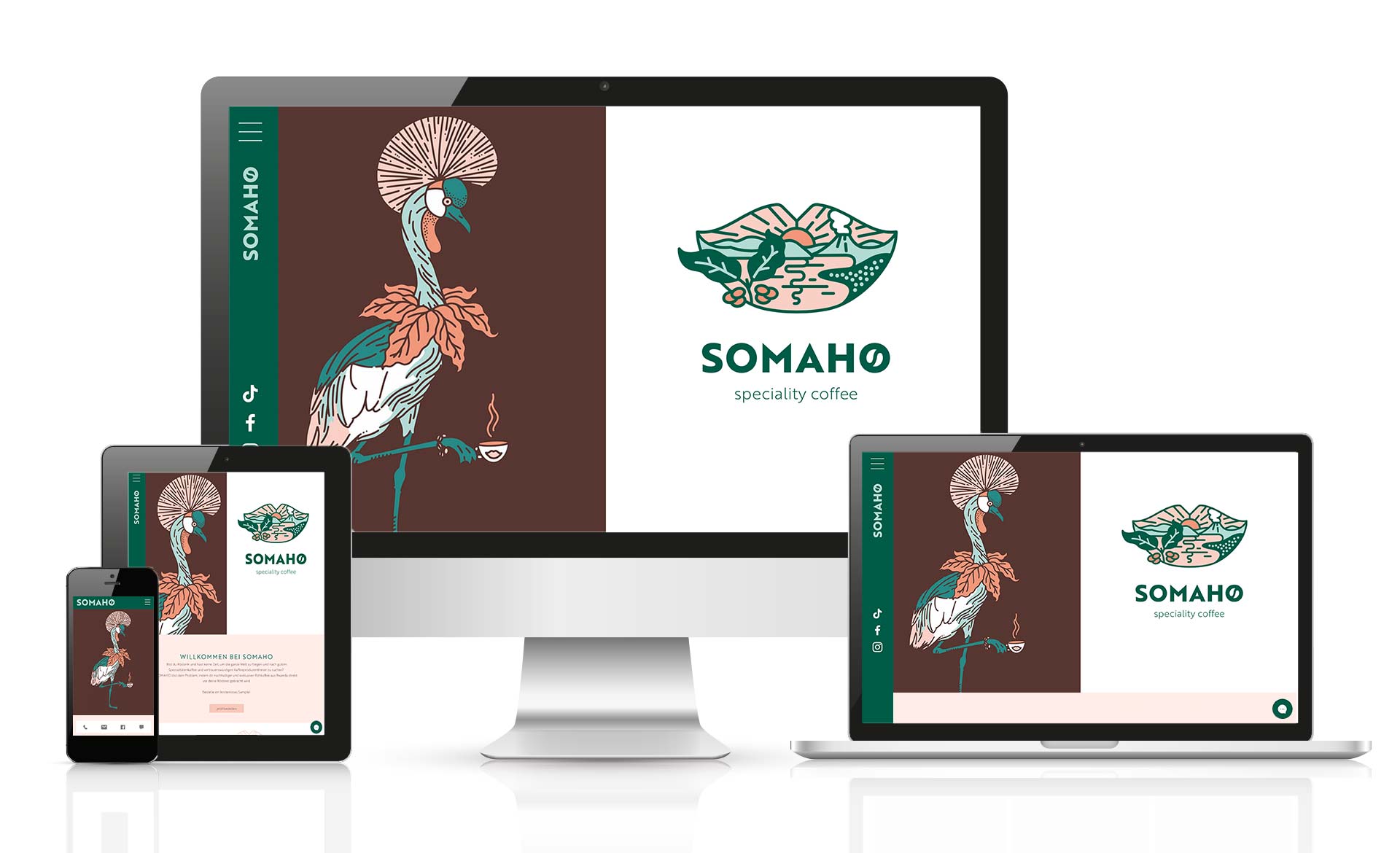 SOMAHO Corporate Design - Patrizia Stalder - Illustration - Wandmalerei - Grafik Design - Naming & Konzept - Corporate Design - Webdesign (Responsive) - Print Design - Mode Design - Taschen Design - Beschriftung - Fotografie - Malerei - Künstelerin Schweiz - Austellungen Basel - Kunst - Live-