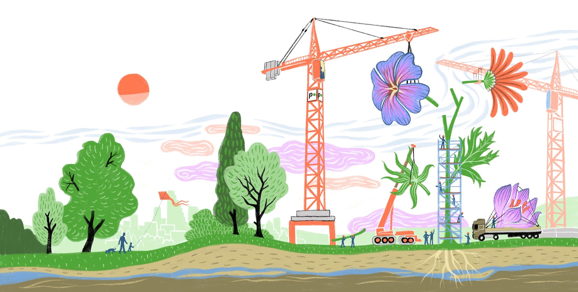 Nachhaltigkeit als Unternehmen - Illustrationen - Patrizia Stalder - Illustration - Wandmalerei - Grafik Design - Naming & Konzept - Corporate Design - Webdesign (Responsive) - Print Design - Mode Design - Taschen Design - Beschriftung - Fotografie - Malerei - Künstelerin Schweiz - Austellungen Basel - Kunst - Live-