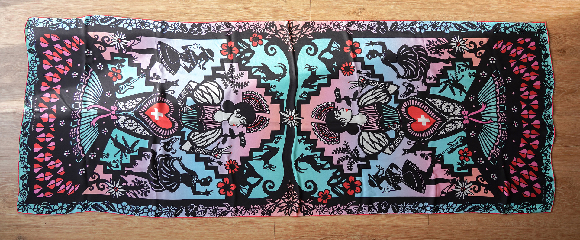 Raphael Blechschmidt Modeschau Einladung - Patrizia Stalder - Illustration - Plakatvisual - Wandmalerei - Grafik Design - Naming & Konzept - Corporate Design - Webdesign (Responsive) - Print Design - Mode Design - Taschen Design - Beschriftung - Fotografie - Malerei - Künstelerin Schweiz - Austellungen Basel - Kunst - Live-