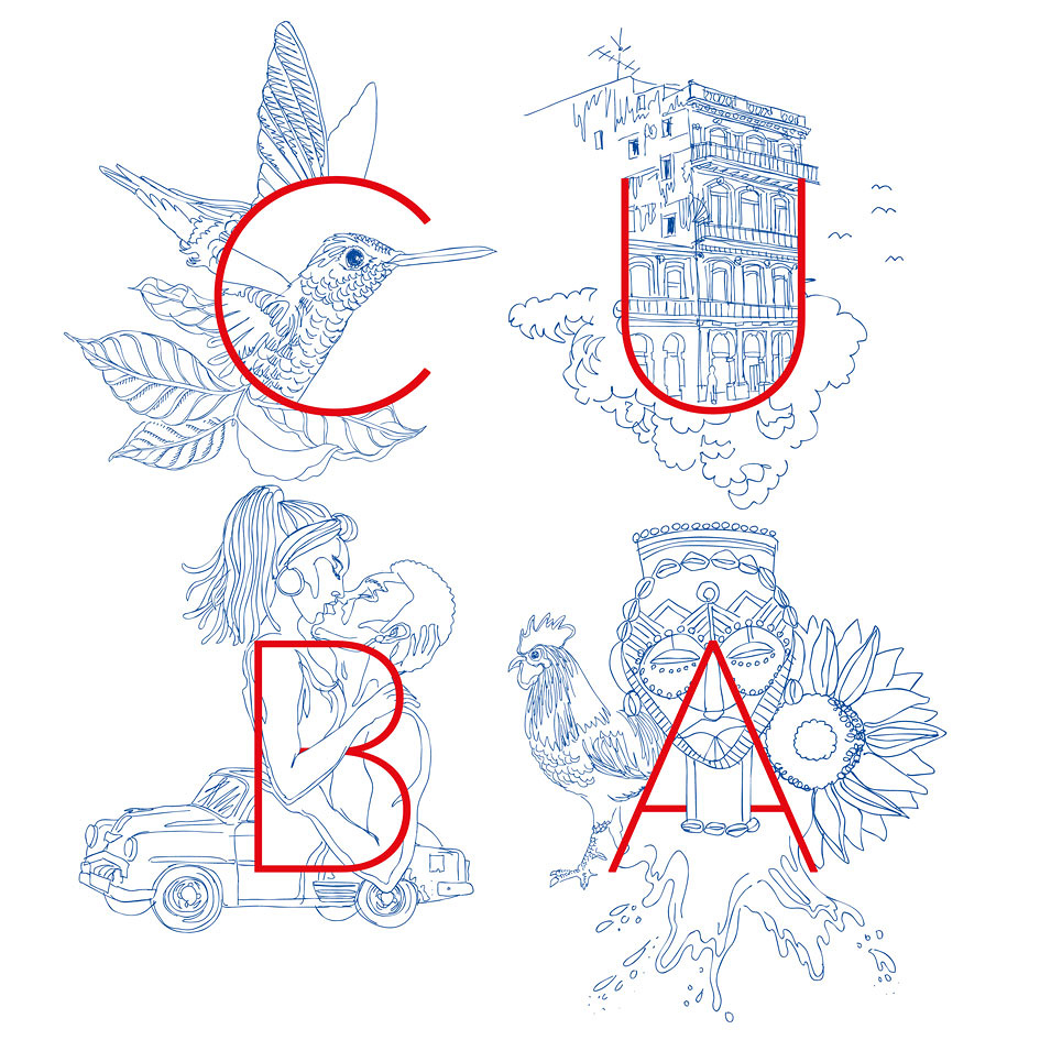 Cuba - Patrizia Stalder - Illustration - Wandmalerei - Grafik Design - Naming & Konzept - Corporate Design - Webdesign (Responsive) - Print Design - Mode Design - Taschen Design - Beschriftung - Fotografie - Malerei - Künstelerin Schweiz - Austellungen Basel - Kunst - Live-