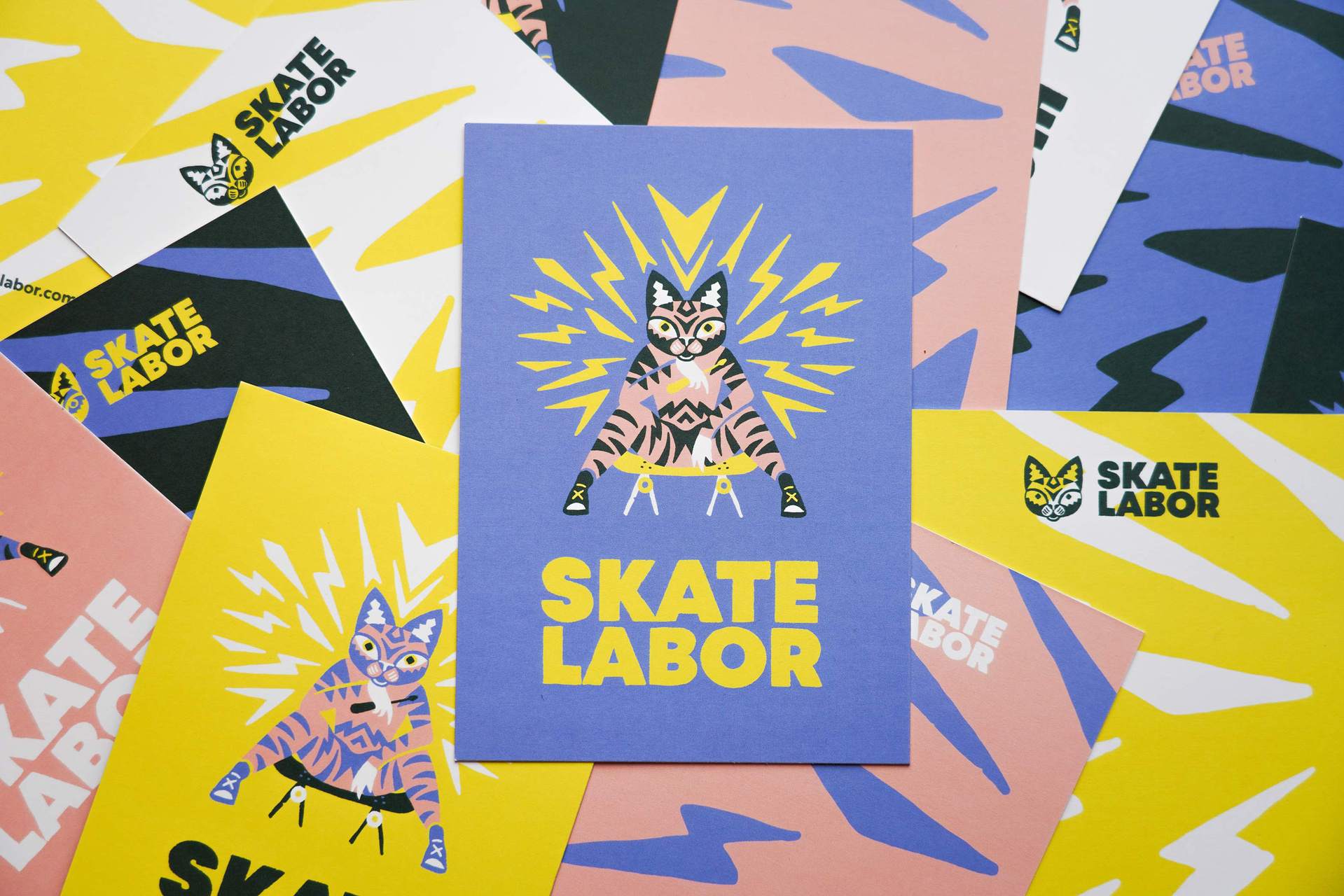 SKATELABOR - signet design - brand design - Illustration - Patrizia Stalder